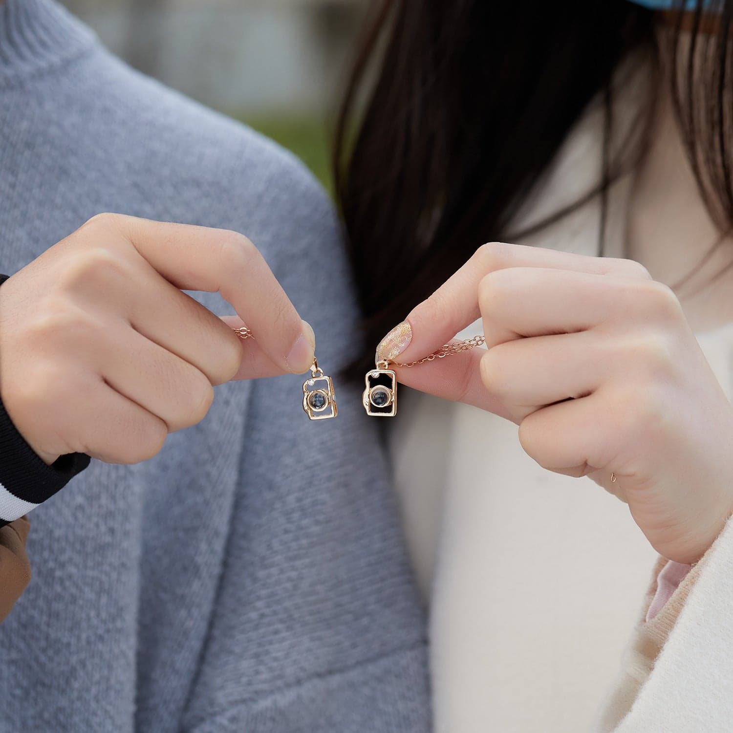 I Love You in 100 Languages BFF Camera Necklace