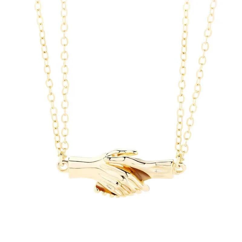 Magnetic Handshake BFF Necklace