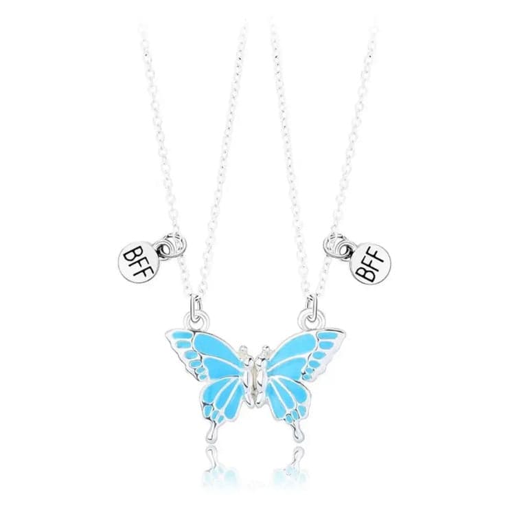 Butterfly BFF Friendship Necklace