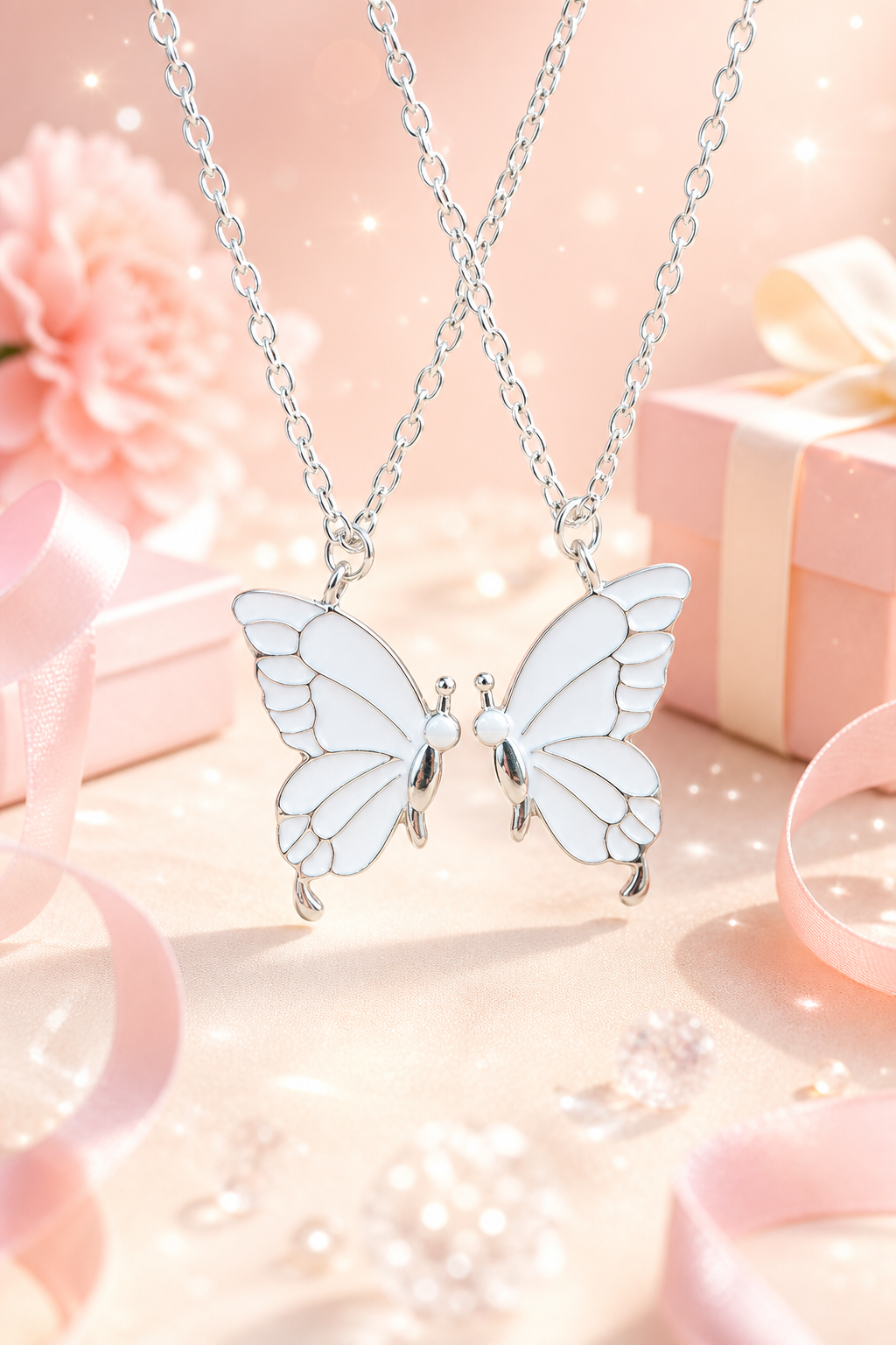 Best Friend Birthday Gift Necklace: A Butterfly Set They'll Love