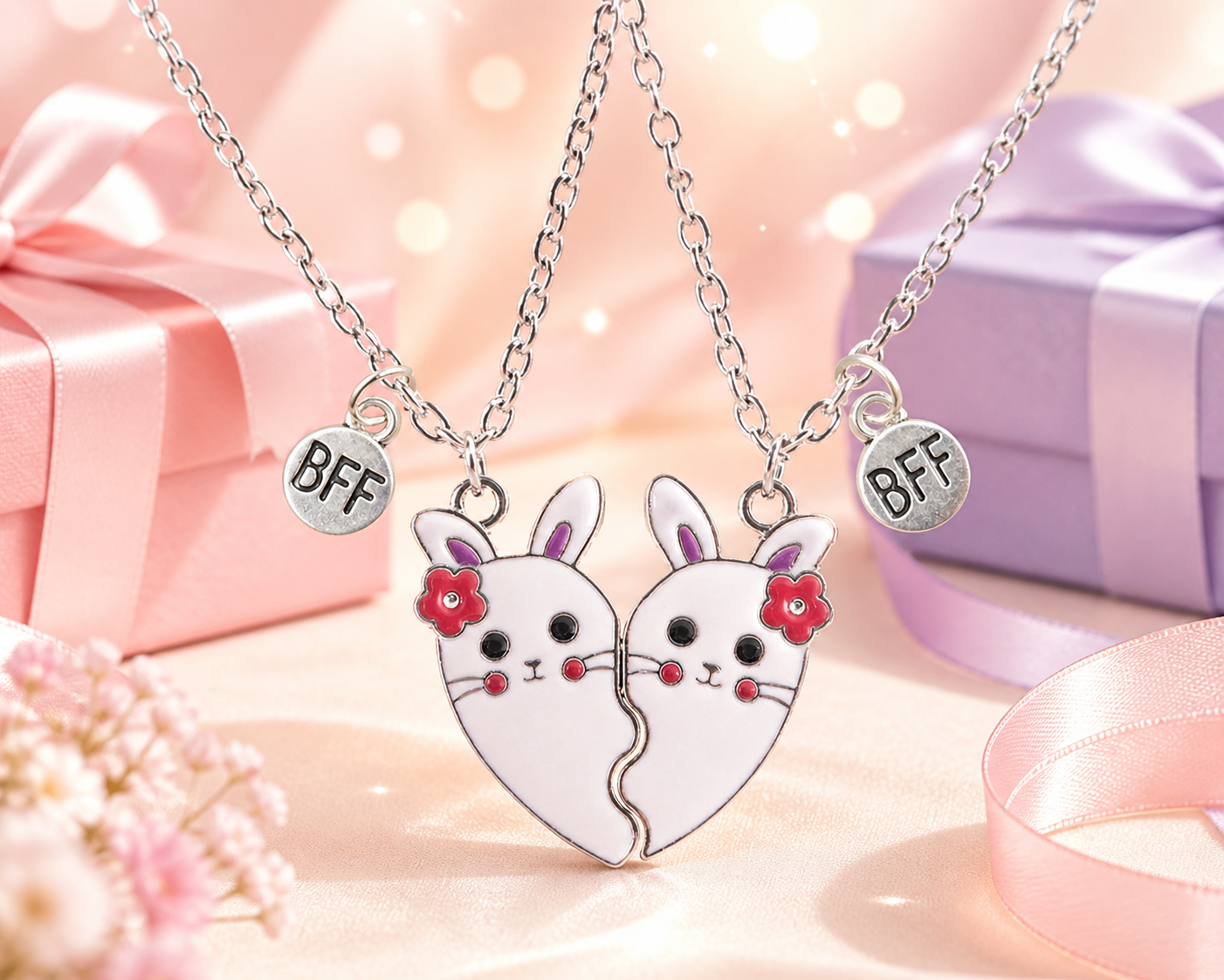 Animal Best Friend Necklaces for Girls Who Love Cute Matching
