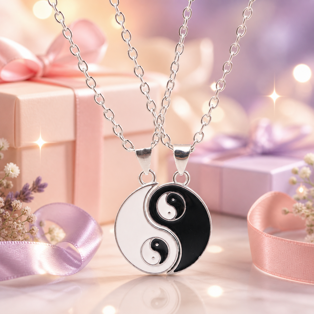 Matching Couple Necklaces for Boyfriend and Girlfriend