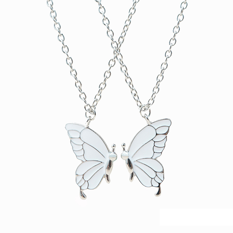 Matching Butterfly Necklace Set - Best Friend Gift