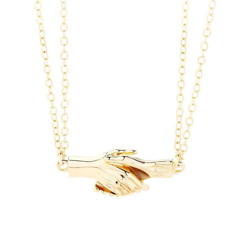 Magnetic Handshake BFF Necklace